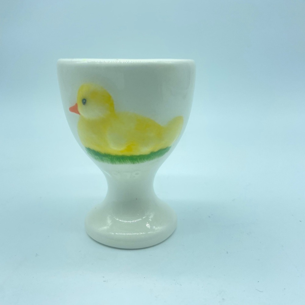 Goebel Egg Cup 1979 Ceramic Duck West Germany 223 Easter Spring Decor Vintage